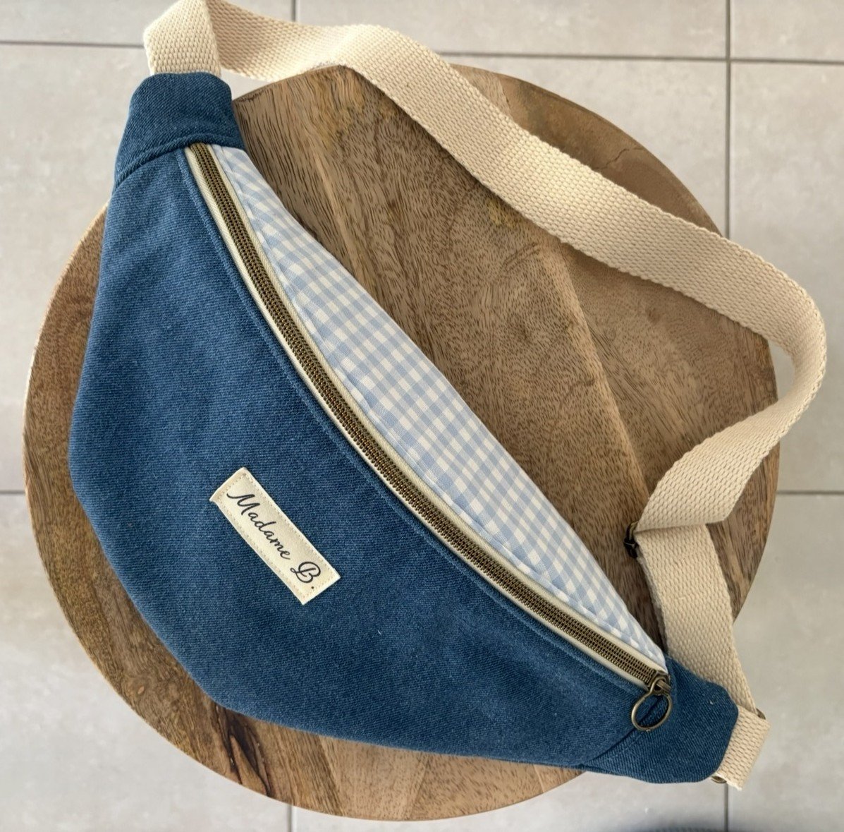 Sac banane personnalisable - Choisir ses tissus