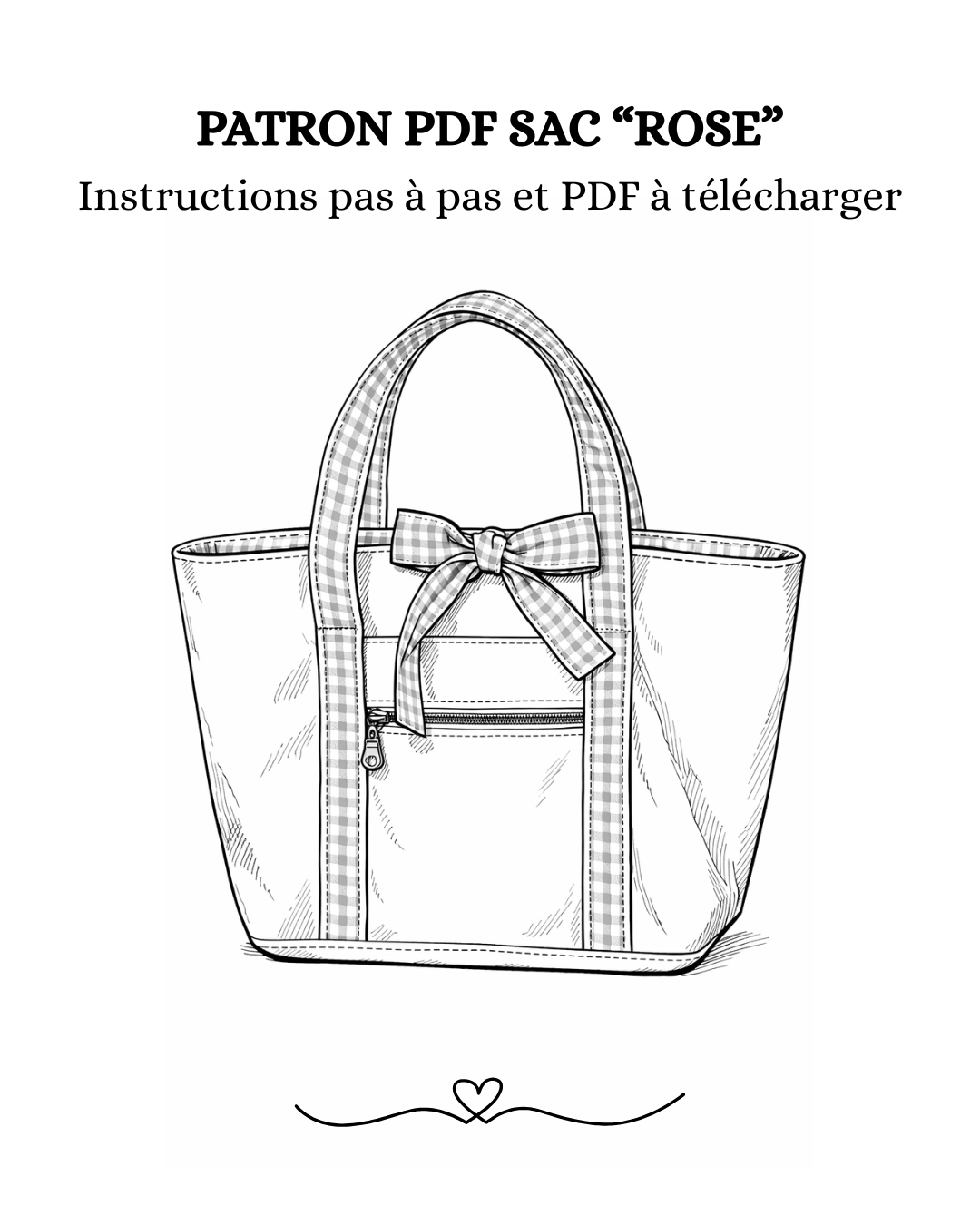 Patron du sac "ROSE"